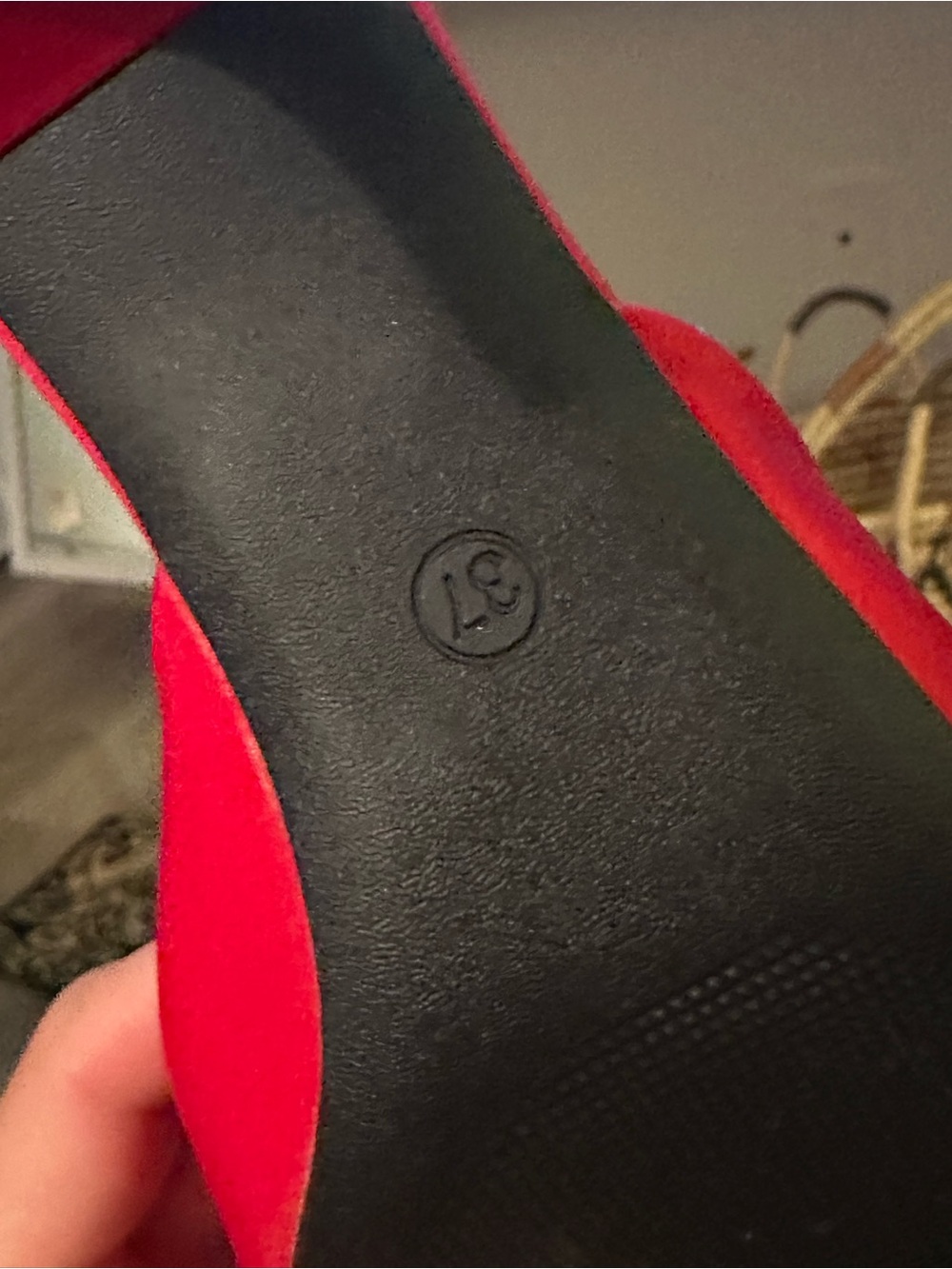 Red Pointed Toe Mule Heels - Women - Picture 3 of 3